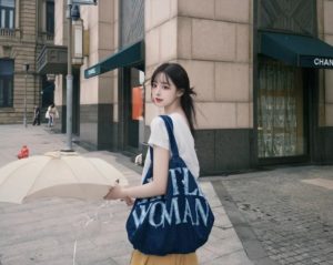 Gentlewoman牛仔托特包