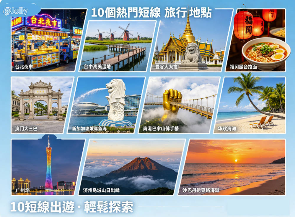 香港短線旅行推介